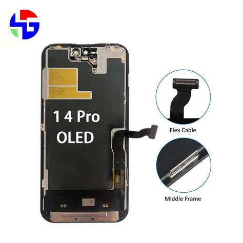 Soft OLED For iPhone 14 Pro Display Touch Screen Replacement Assembly