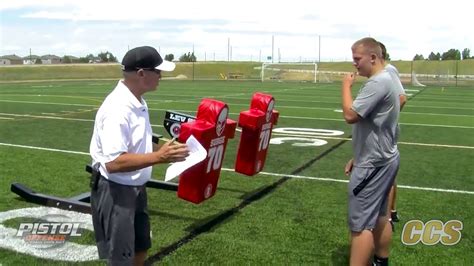 Offensive Line Drills How To Teach Zone Blocking With The Sled Youtube