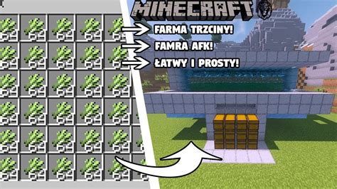 Minecraft Automatyczna Farma Trzciny Poradnik Youtube