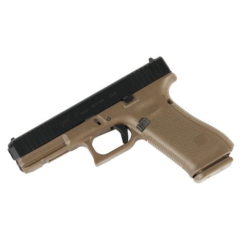 Glock 17 GEN 5 9mm Flat Dark Earth Front Serrations Top Gun Supply