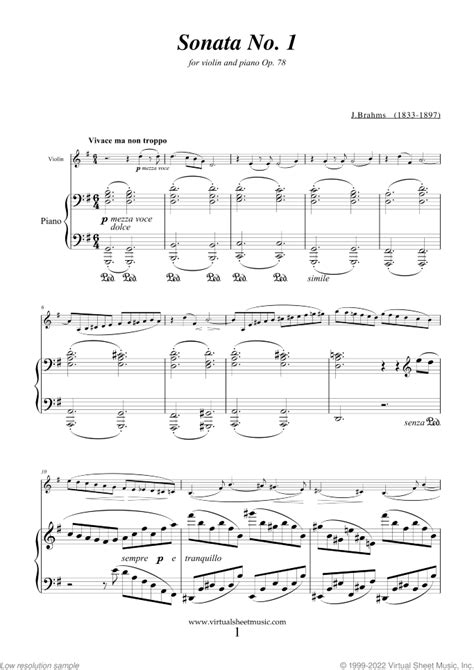 Lullaby Op 49 No 4 Sheet Music For Violin And Piano PDF