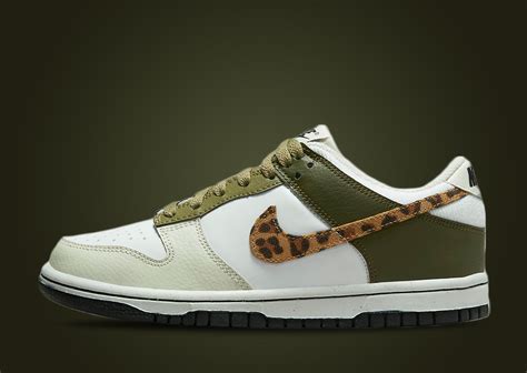 A Leopard Swoosh Accents This Nike Dunk Low Sneaker News