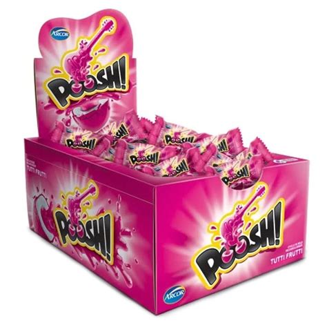 Chiclete Poosh Gr Tutti Frutti Docerrano Confeitaria E Festa