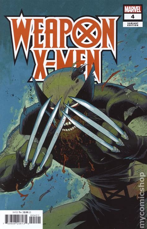 Weapon X Men Marvel Comic Books