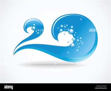 abstract water wave vector illustration Stock Vector Image & Art - Alamy