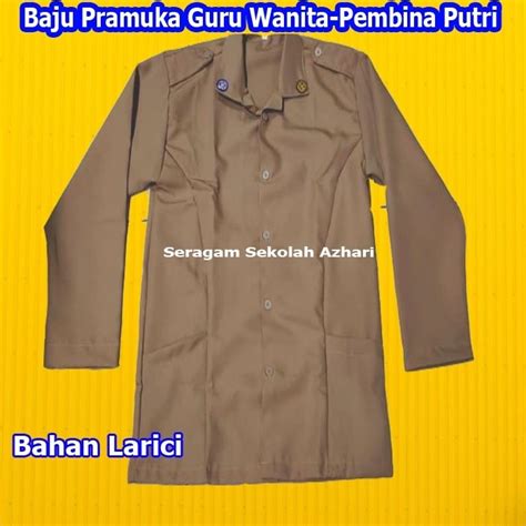 Jual Baju Pramuka Guru Wanita Seragam Pramuka Pembina Guru Putri Baju