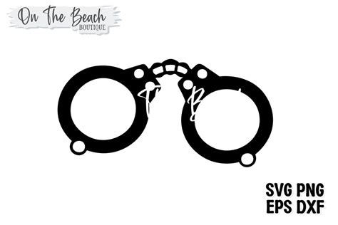 Handcuff Svg Handcuffs Png Hand Cuffs Svg Handcuff Svg Handcuffs Dxf