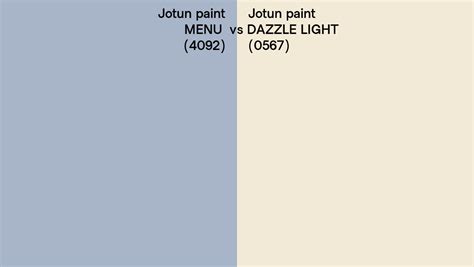 Jotun Paint Menu Vs Dazzle Light Side By Side Comparison