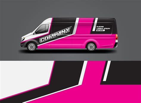 Premium Vector Van Wrap Livery Design Ready To Use For Cars