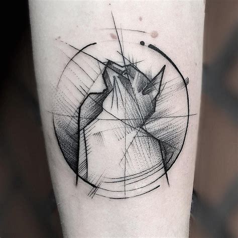 Superb Tattoos with Geometric Lines10 – Fubiz Media