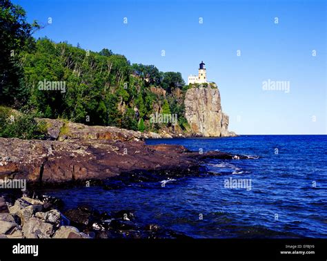 Minnesota Usa Silver Bay North Shore Of Lake Superior Split Rock