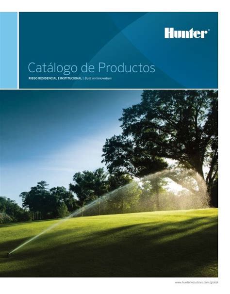 Cat Logo De Productos Hunter Industries