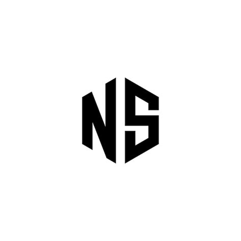 Premium Vector | NS logo vector