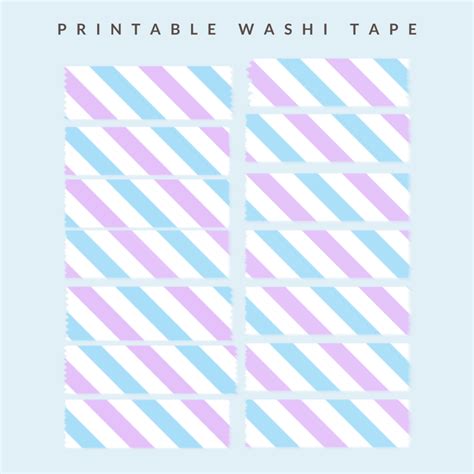 10 Printable Washi Tape Designs For Your Next Creative Project Feltmagnet