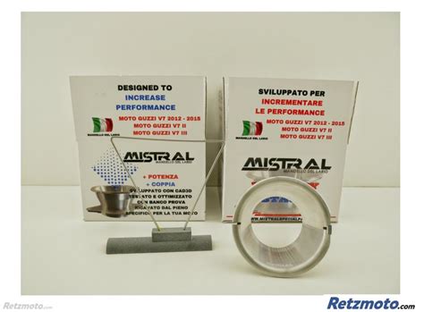 Retzmoto MISTRAL Cornet Velocity Stack Mistral Moto Guzzi V7 I II III