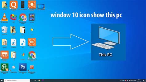 How To Show My Computer This Pc Icon On Desktop In Window 10 Window