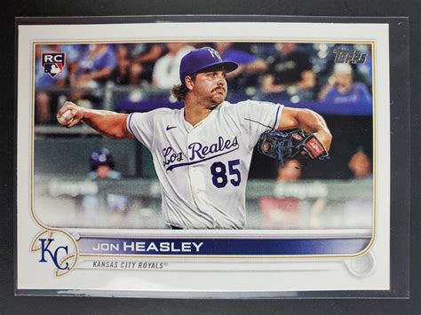 Topps Series Jon Heasley Rc Kansas City Royals Rookie Ebay