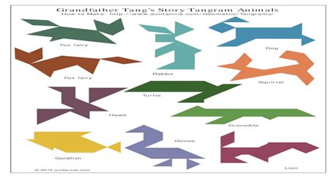 Grandfather Tangs Story Tangram Animals Tangs Story Tangram