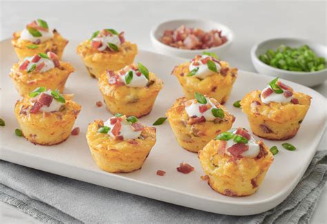 Loaded Mashed Potato Bites Recipes Michael Foods