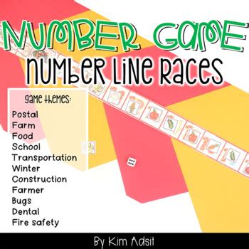 Number Line Games by Kim Adsit | Teachers Pay Teachers