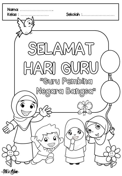 Detail Gambar Untuk Mewarnai Tema Hari Ibu Koleksi Nomer