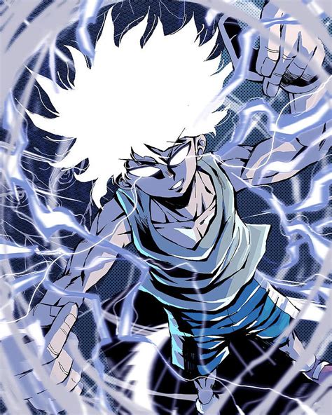 Killua Zoldyck Lightning Digital Art By Nguyen Hai Fine Art America