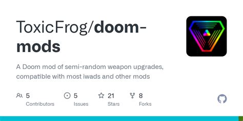 GitHub - ToxicFrog/doom-mods: A Doom mod of semi-random weapon upgrades ...