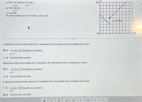 Solved Limx→−4x4x2−16 Select The Correct Choice Below And