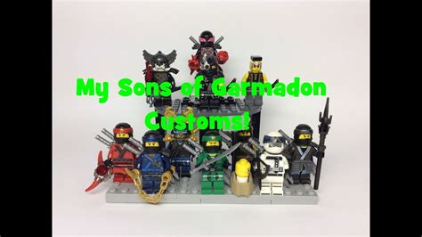 Lego Ninjago Sons Of Garmadon Custom Minifigures Sog Custom