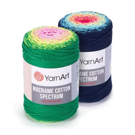 Пряжа Yarnart Macrame Cotton Spectrum купить оптом в интернет магазине