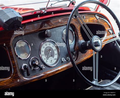 A close-up interior of Lancia Montecarlo Stock Photo - Alamy