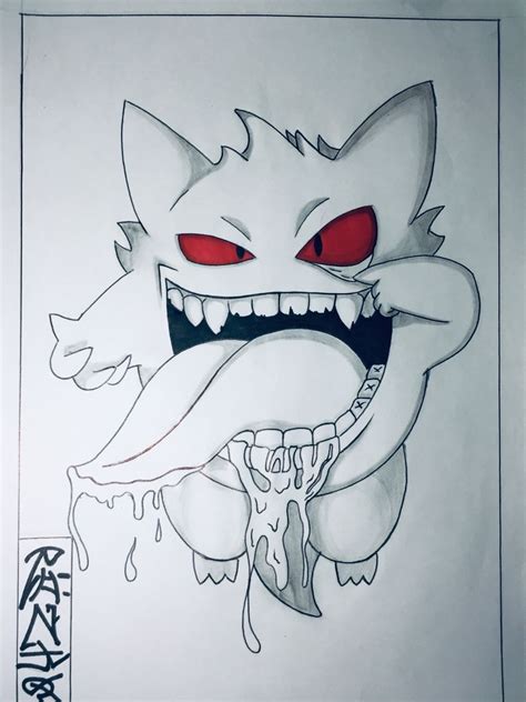 How To Draw Gengar In Simple And Easy Step By Step Guide Artofit