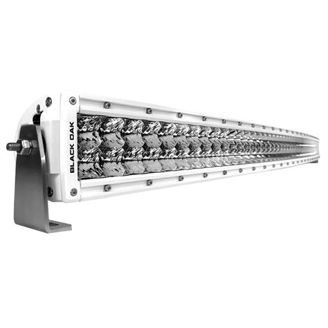 Black Oak Pro Series Curved Double Row Combo Light Bar White