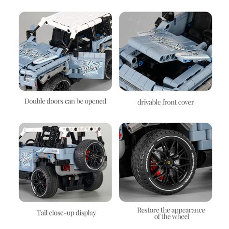 Moc Diy Assembly Off Road Vehicle Supercar Lesdiy