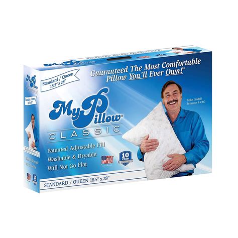 MyPillow Classic Series Foam Queen Sized Bed Deep Sleep Pillow, Green ...