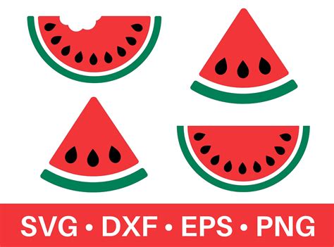 Watermelon Svg Watermelon Clipart Svg Cut Files Png Etsy Uk