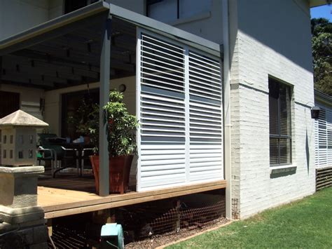 Aluminium Shutters For Privacy Screens Deck Brisbane By All