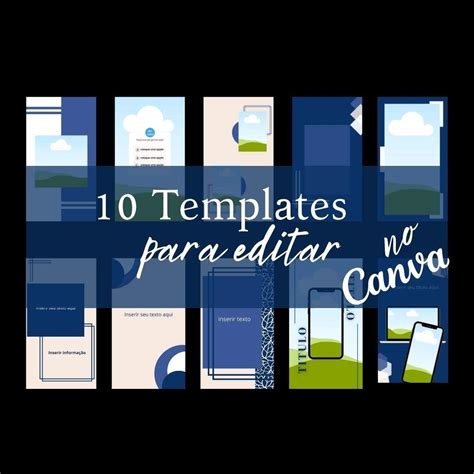 Negócios 40 Templates Editáveis Canva Para Redes Sociais Arquivos