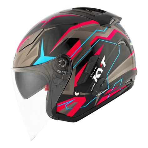 Jual HELM KYT GALAXY FLAT R WAVES BLACK GUNMETAL Shopee Indonesia