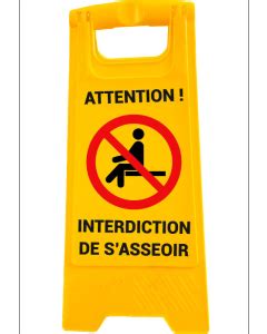 Pictogramme Interdiction De Sasseoir Interdiction Protection