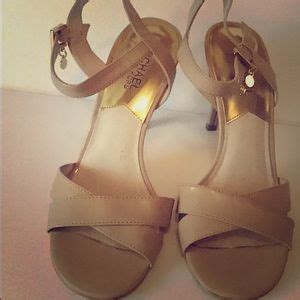 MICHAEL Michael Kors Shoes Michael Kors Strapy Heels Nude Patent Leather Poshmark