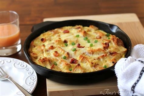 Bacon Egg And Cheese Skillet Strata