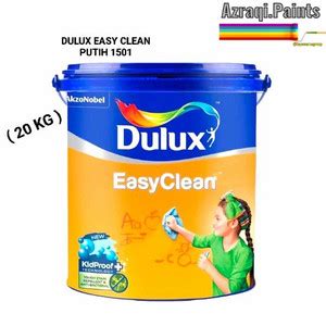 Jual DULUX EASY CLEAN PUTIH 1501 20 KG CAT TEMBOK INTERIOR ANTI