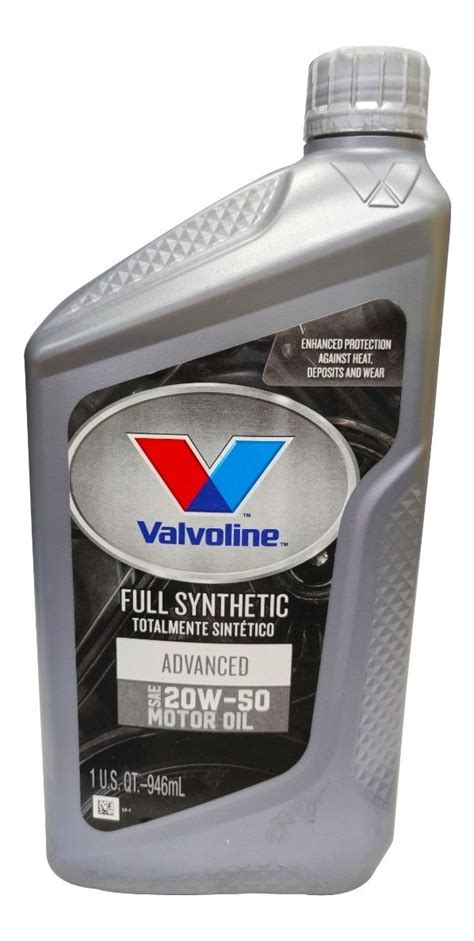 Aceite Sintético Valvoline Advanced 20w 50 946ml Meses sin intereses