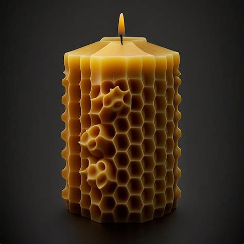 Premium Photo | Beeswax candle