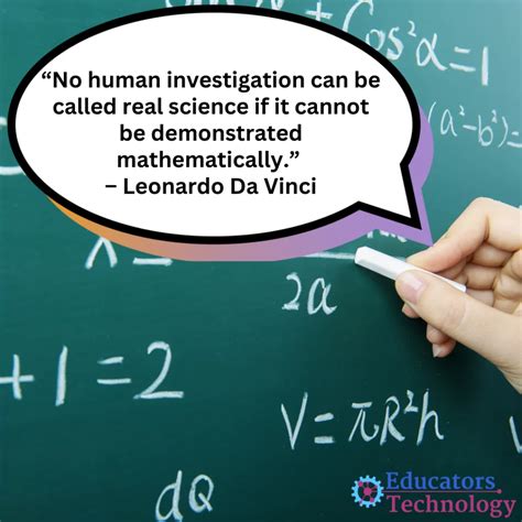 20 of The Best Inspirational Math Quotes - Educators Technology