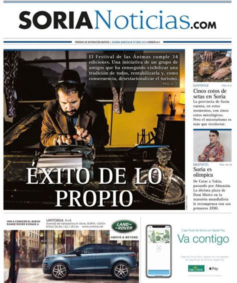 Todo lo que necesitas saber en el nuevo periódico de Soria Noticias