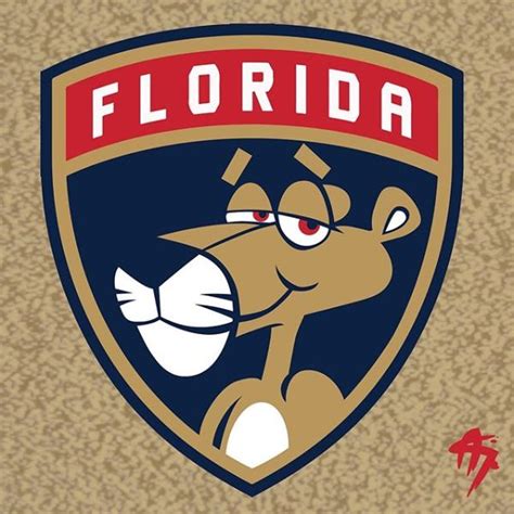 Florida Pink Panthers Florida Panthers Hockey Florida Panthers Panther Logo