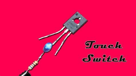 Simple Touch Switch Circuit Basic Electronics Projects YouTube