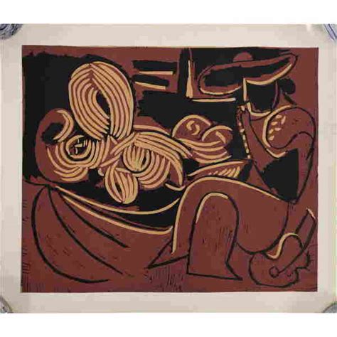 Pablo Picasso Untitled Linocut Oct 24 2022 Donny Malone